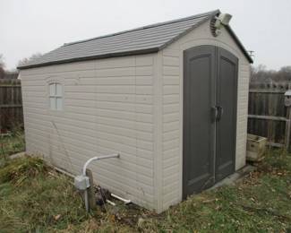 8ft x 12ft Vinyl Shed