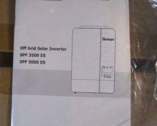 ( 2 ) Growatt (SPF 5000 ES) 5000 Watt Solar Inverters