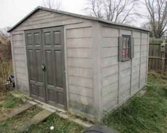 10ft x 10ft Vinyl Shed