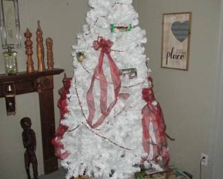 White Christmas Tree