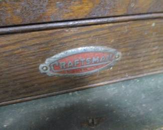 Vintage Wood Craftsman Tool Box