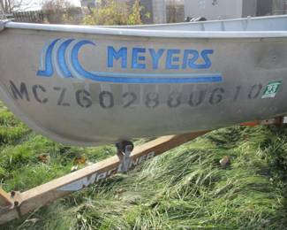 Meyers 10 ft. Alum Rowboat with Trailer