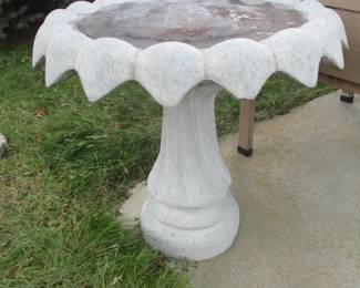 Concrete Bird Bath