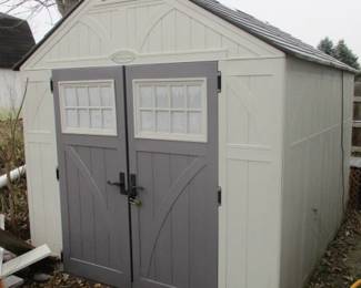 8ft x 10ft Vinyl Shed