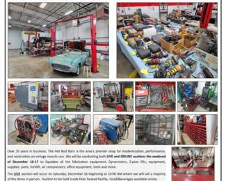 The Hot Rod Barn flyer