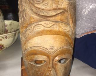 Wooden carved mask