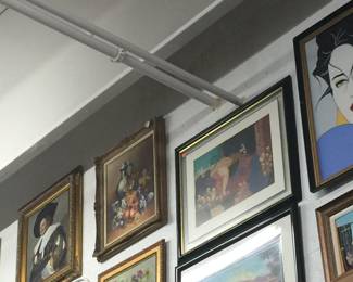 Walls filled w/ Artwork 