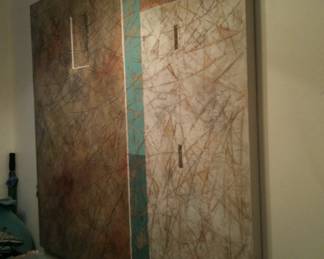 Huge Original art signed MH “Ocean View”