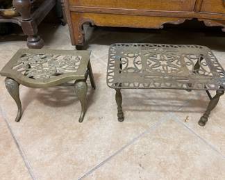 Vintage Brass Plant stands (sold)