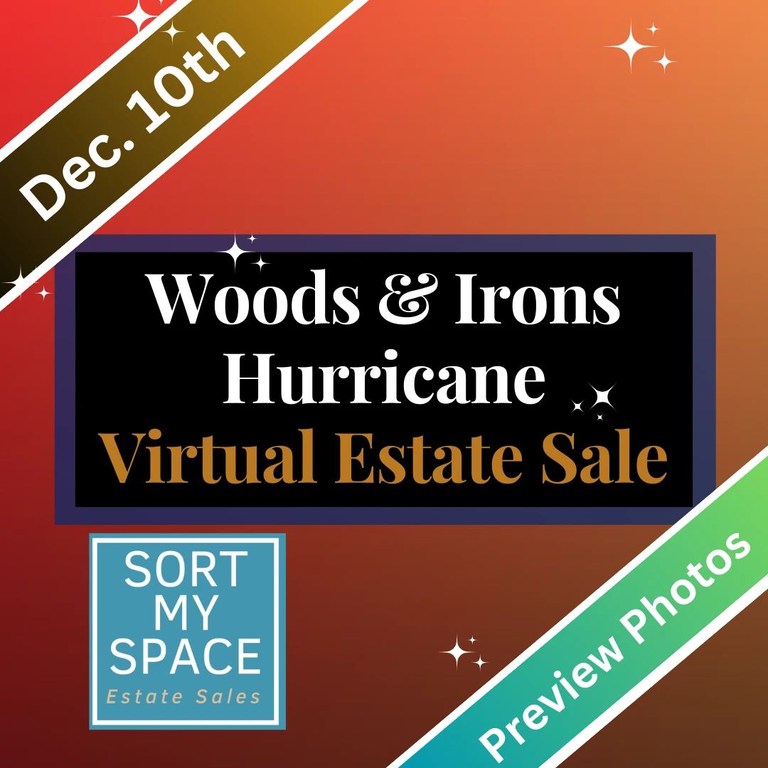 Woods & Irons (Hurricane) Virtual Estate Sale starts on 12/10/2023