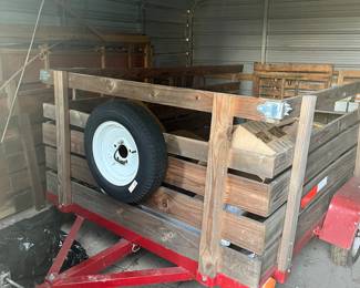 SOLD
Trailer with changeable sides