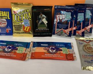 unopened baseball packs
