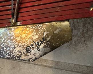 Vintage Curtis Jere Chinese Junk Boat, Signed