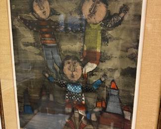 Graciela Rodo Boulanger Lithograph Signed and Numbered Circa 1950s