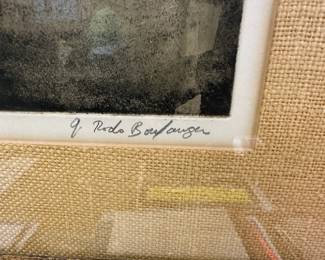 Graciela Rodo Boulanger Lithograph Signed and Numbered Circa 1950s