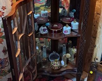 Gorgeous Small Corner Curio Cabinet