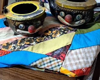 Vintage Quilt Tops & Pottery
