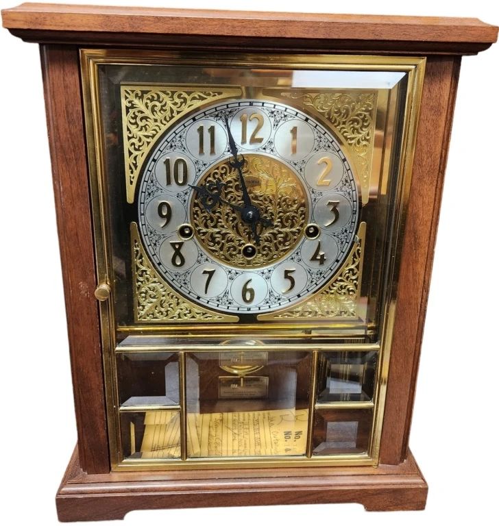 Gold Medallion Clock