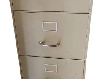Tan Filing Cabinet