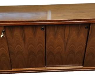 Wooden Desk Credenza