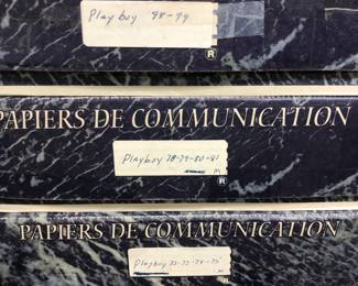 Playboy magazine collection 