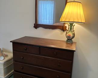 Chest of Drawers with matching wall mirror