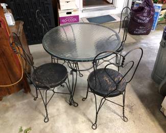 Vintage Ice Cream Bistro Set