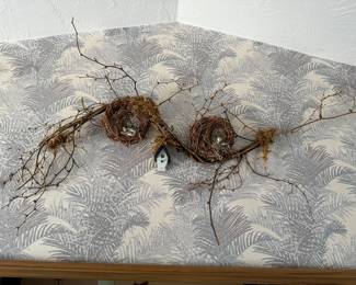 Decor with faux birds