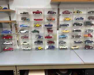Die cast car collection 