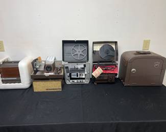 Vintage home movie projectors 