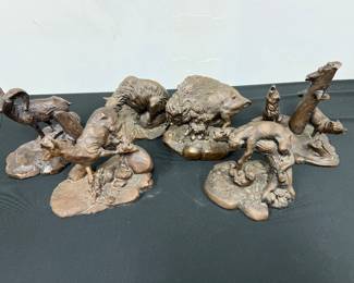 National Wildlife Foundation Bronze Figurines by Chapel