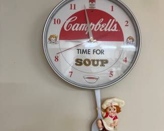 Campbell’s Soup clock