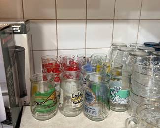 Vintage juice glasses