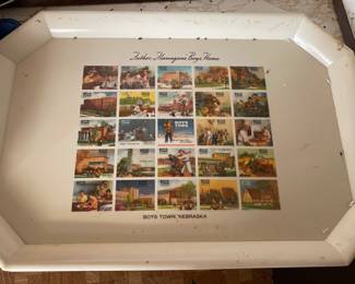 Vintage Father Flanagans Boys Home tray. 