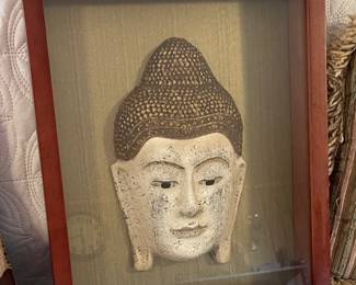 Thailand Buddha Mask Shadow box
Asian art