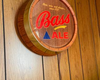 Base Ale Barrel Beer sign. 
