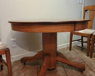 Table and 6 chairs - $300