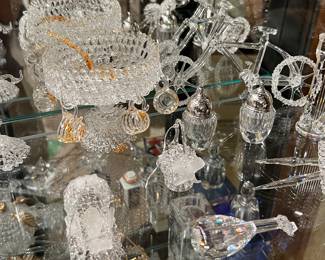 Handblown Art Glass and Swarovski Crystal