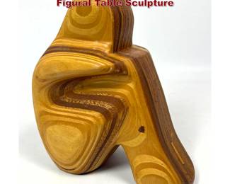 Lot 258 Robert Hargrave Laminated Plywood Figural Table Sculpture