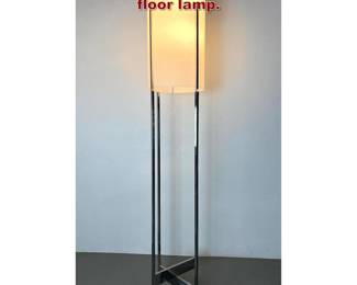 Lot 252 Paul Mayen habitat Chrome floor lamp.