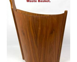 Lot 109 Westnofa Norway Teak Waste Basket. 