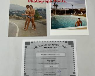 Lot 177 2pcs MEL ROBERTS Photograph Prints. 