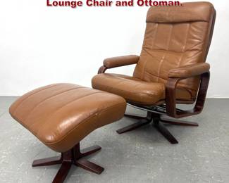 Lot 288 Skippers Mobler Made in Denmark Lounge Chair and Ottoman. 