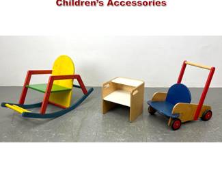 Lot 402 Mid Century Modern Style Plywood Childrens Accessories