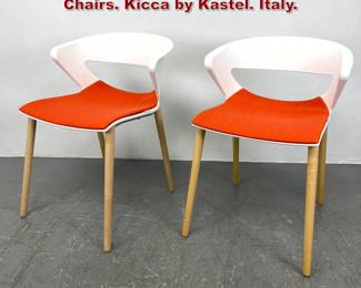 Lot 365 Pair Gordon International Side Chairs. Kicca by Kastel. Italy. 