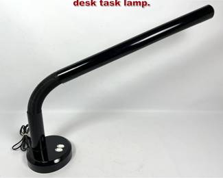 Lot 312 Vintage black flexible Goose neck desk task lamp. 