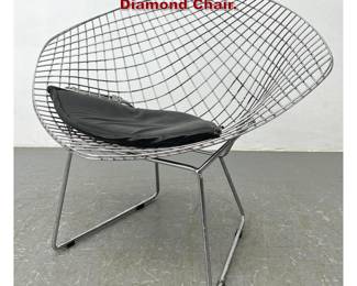 Lot 406 Harry Bertoia Chrome Diamond Chair. 
