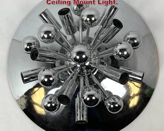 Lot 280 Contemporary Sputnik Starbust Ceiling Mount Light. 