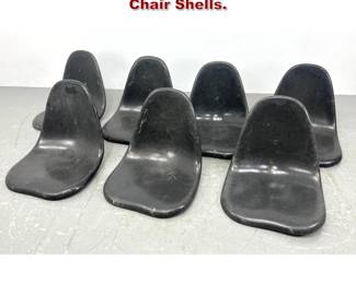 Lot 370 Set 6 Chromecraft Fiberglass Chair Shells. 