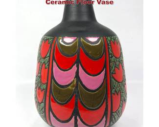 Lot 209 Bitossi Bagni Italian Italy Tulip Ceramic Floor Vase 